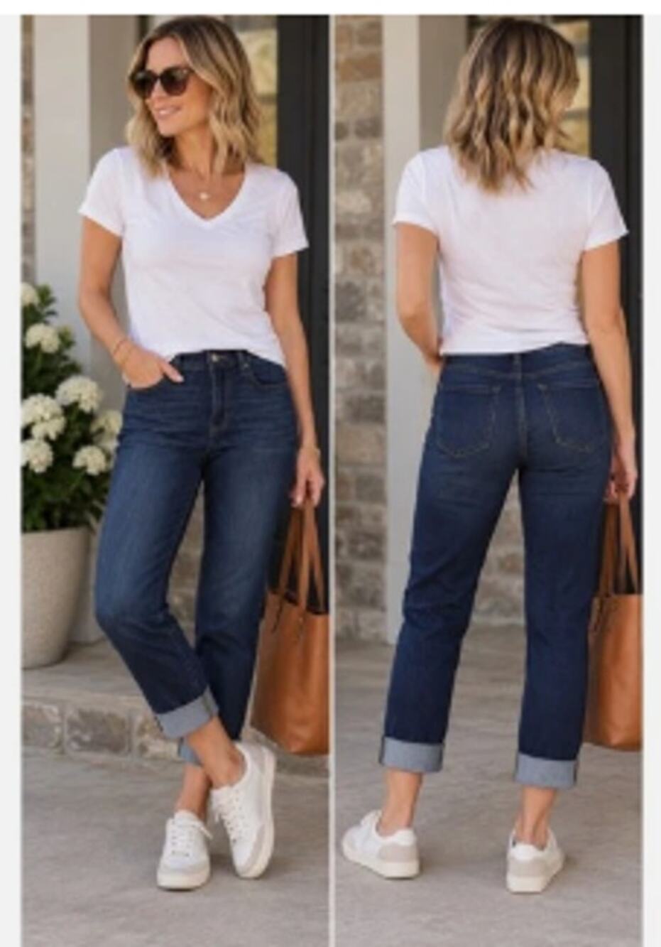 Nice Jeans! Size 8/29" Waist | 22.5" Inseam Liverpool The Crop Dark Wash (B35)